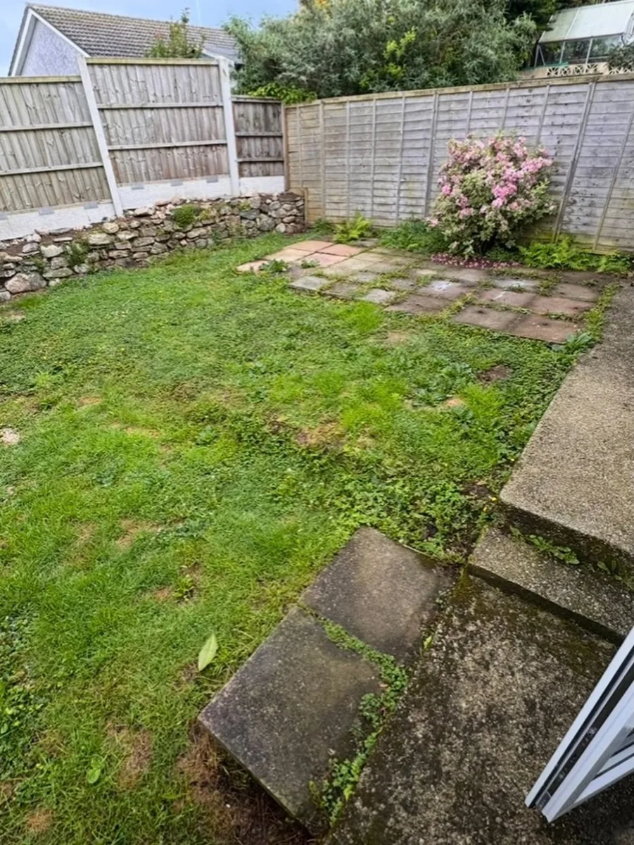 Garden rebuild, before HW Contractors started work